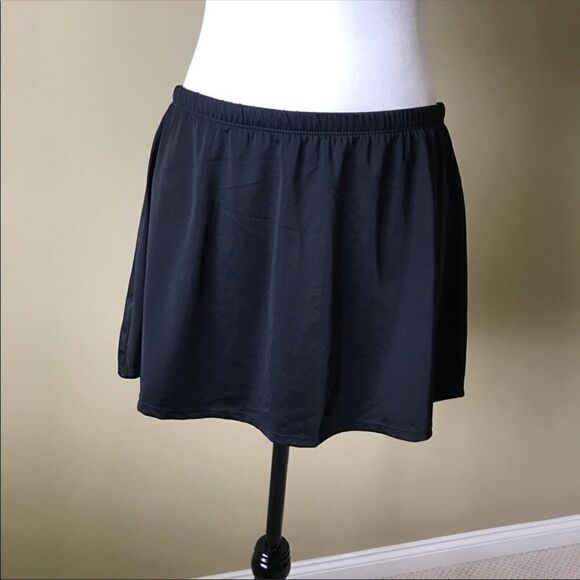 Pink Tropical Tankini Blouson Top and Swim Skirt - Picture 6 of 7